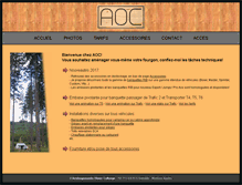 Tablet Screenshot of amenagements-oc.fr